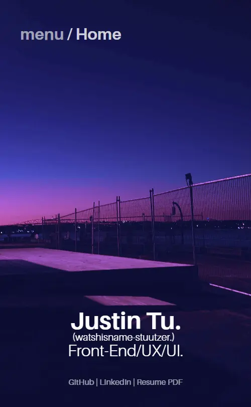Homepage (Mobile)