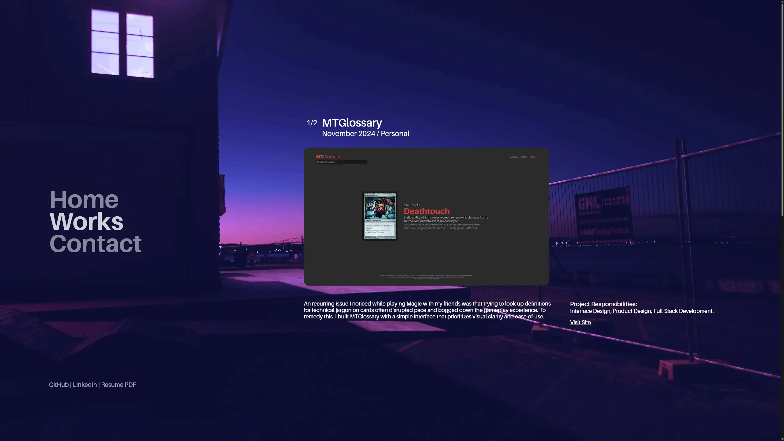 Works Page